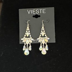 Vieste Iridescent Teardrop Earrings